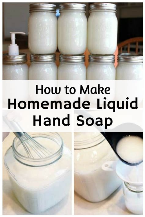 How To Make Homemade Liquid Hand Soap The Budget Diet