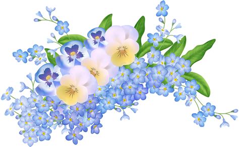 Flower Clip Art Spring Flowers Decoration Transparent Png Clip Art