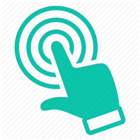 Click Finger Icon At Getdrawings Free Download