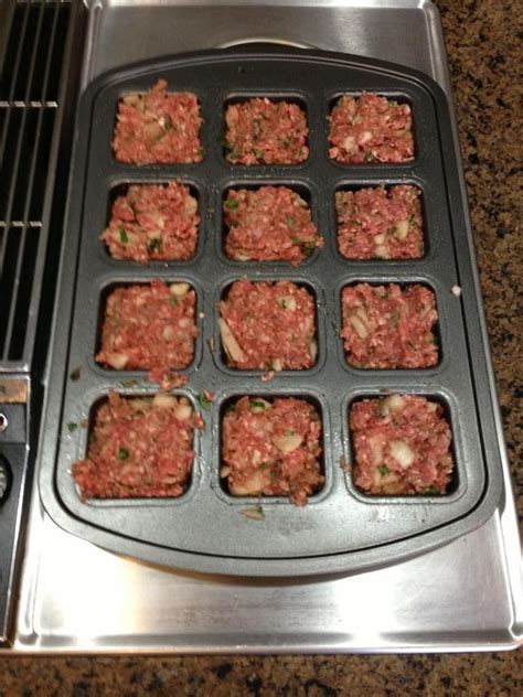Brownie Pan Mini Meatloaf Sliders Who Know This Pan Could Do It All