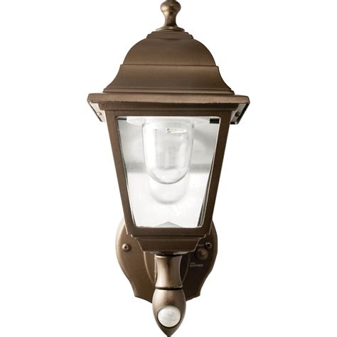 The solar outdoor led light and battery operated mosaic column path lights by pure garden gives off a soft solar light while providing delightful accent lighting making it a wonderful addition to any yard or landscaping. Maxsa Motion Sensor LED Outdoor Wall Sconce Light — 85 Lumens, Battery Powered, Bronze, Model ...