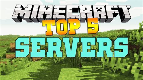 Minecraft Top 5 Best Servers Youtube