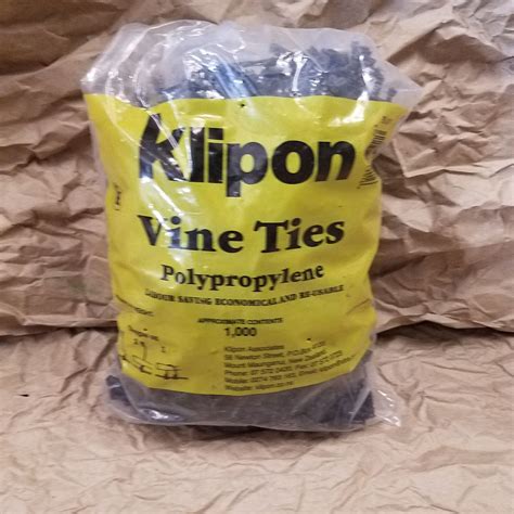 Klipon Vine Tie 3” 1000 Pcs Great For Berry Trellising Fltsupply