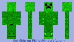 Naked Creeper Minecraft Skin