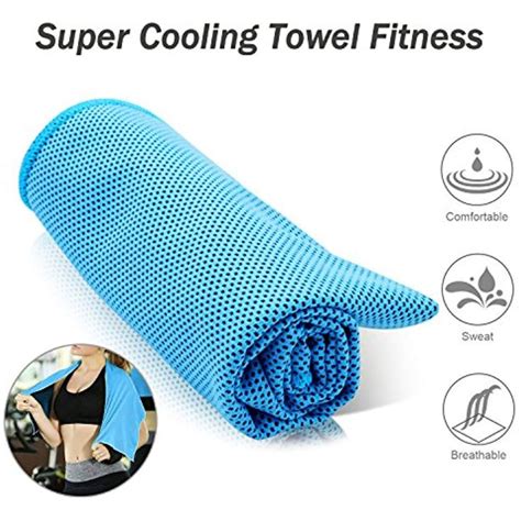 Microfiber Cooling Towel100cm X 31cm Ice Quick Dry Cooling Towel For