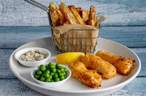 Fish Fingers Chips And Peas