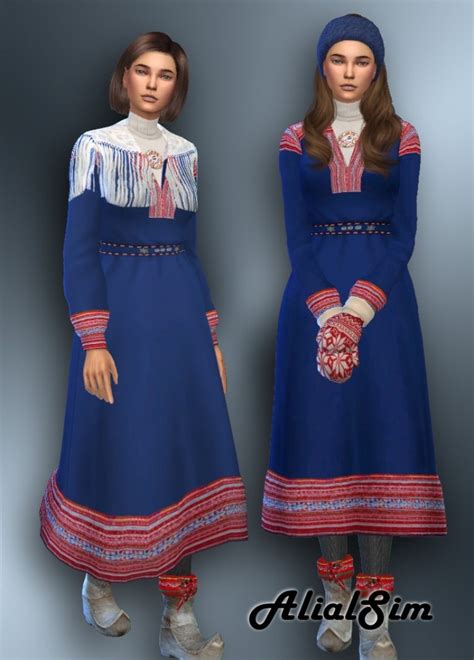 Sami Dress At Alial Sim Sims 4 Updates
