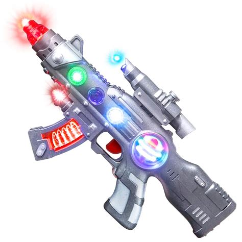 Buy Artcreativity Light Up Spin Ball Blaster Toy 125 Inch Assault