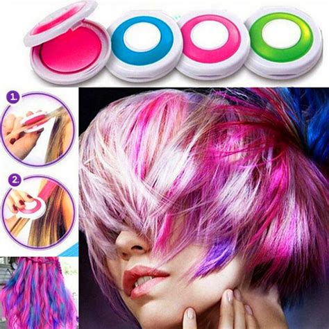 Fashion Diy Temporary Wash Out Dye Pigment Hair Chalk Powder Soft Salon