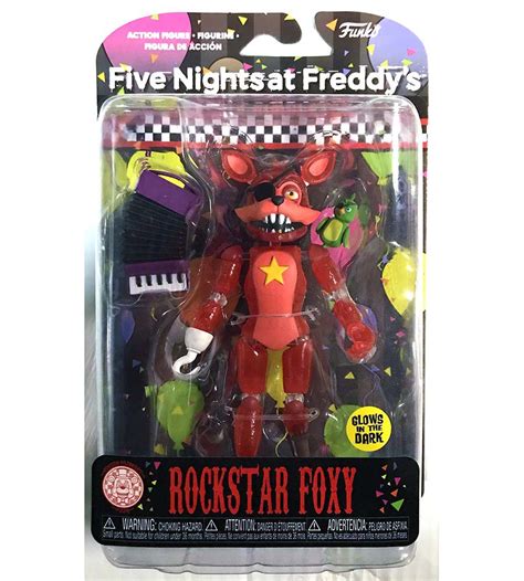 Five Nights At Freddys Pizza Simulator Rockstar Foxy Glow In The Dark