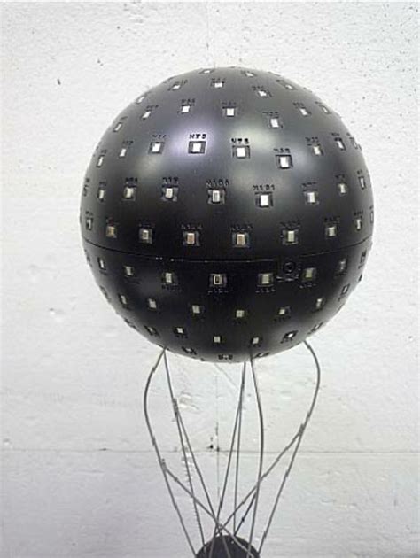 Photograph of constructed spherical microphone array. | Download ...