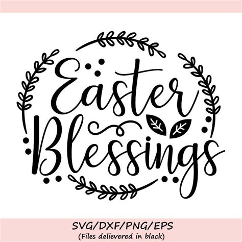 Easter Blessings Svg Easter Svg Christian Easter Svg | Etsy