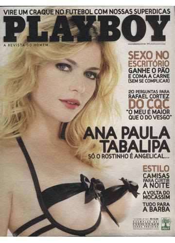 Sebo do Messias Revista Playboy 2008 Nº 401 Ana Paula Tabalipa