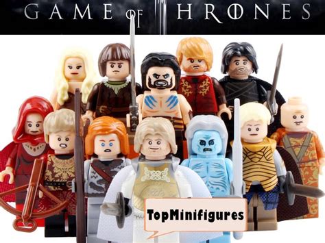 Game Of Thrones Set Of 12 Custom Minifigures Sg Minifigures
