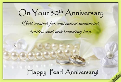 30th Wedding Anniversary Wishes For Your Parents