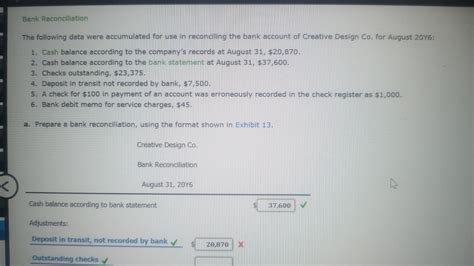The certificates include debits and credits, adjusting entries, financial statements, balance sheet, income statement, cash flow statement, working capital and liquidity, financial ratios, bank reconciliation, and payroll accounting. Bank Reconciliation According To Coach : Bank Reconciliation Statement Class 2 Five Facts About ...