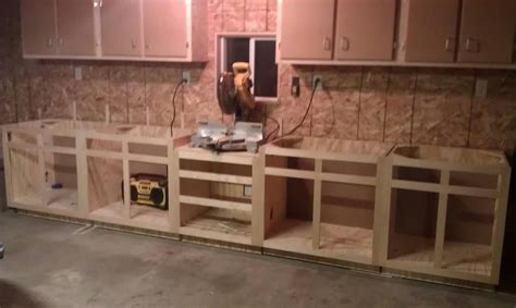 I've created detailed plans on how to build diy garage cabinets with drawers for anyone interested in building these. Long bench with miter saw station | Garage cabinets diy ...