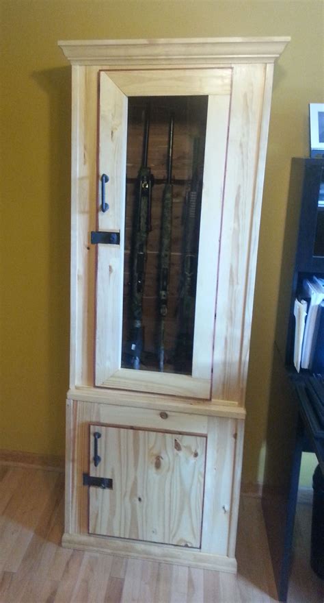 Article of furniture gun cabinet plans design build your own gun storage locker gun locker plans design latrice. Pin on woodworking ideas