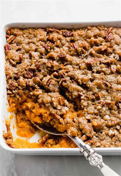 Easy Sweet Potato Casserole Perfect Consistency — Salt And Baker