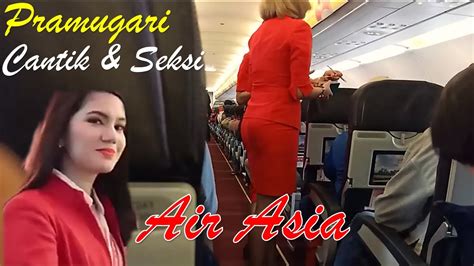 Pramugari Cantik And Seksi Air Asia Youtube