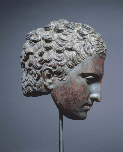 Lysippos, the scraper, late classical style, c.330 bce Head of an Athlete (Apoxyomenos) | Hellenistic art, Roman ...