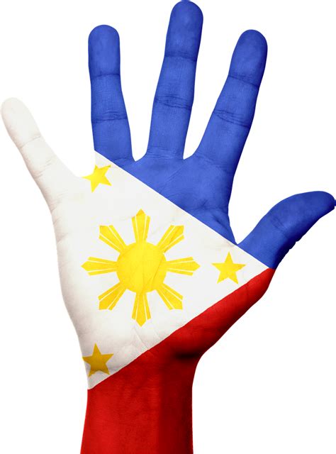 Philippinesflaghandsymbolnational Free Image From