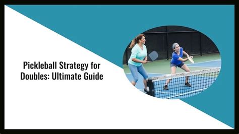 Pickleball Strategy For Doubles Ultimate Guide Pickleballify