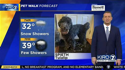 Kiro 7 Pet Walk Forecast For Monday Kiro 7 News Seattle