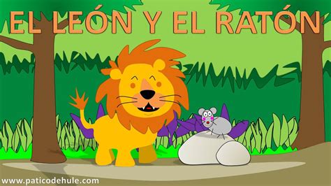 El León Y El Ratón Fábulas Para Niños Cuentos Con Moraleja Youtube