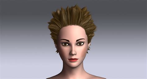 Hairstyle 3 3d Model 12 3ds Ma Obj Max Free3d