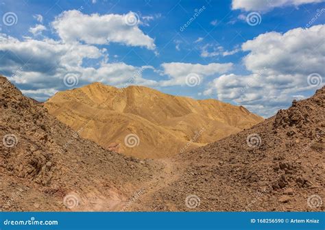 Global Warming Results Of Dry Wasteland Desert Landscape With Bare Sand