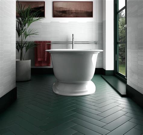 10 Green Bathroom Floor Tiles