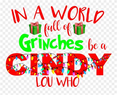Cindy Lou Who Clipart 581663 Pinclipart