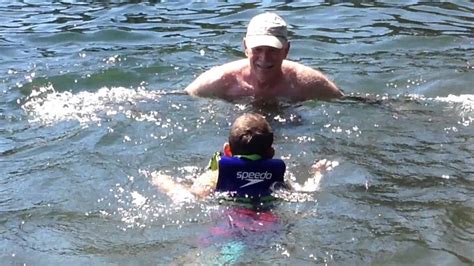 Washington Trip 2014 Swiming With Grandpa Youtube