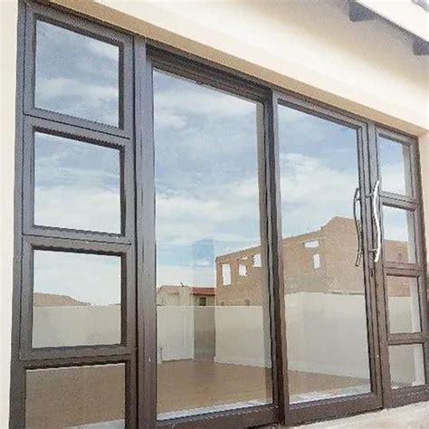 Modern Powder Coated 8mm Aluminium Glass Window For Residential At Rs