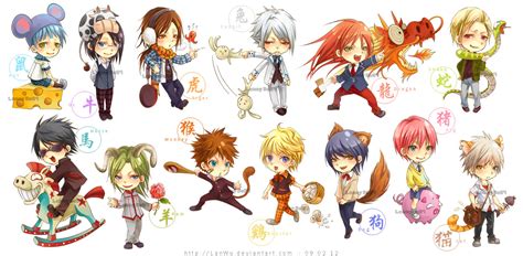 Chinese Zodiac School Boys By Lanwu On Deviantart