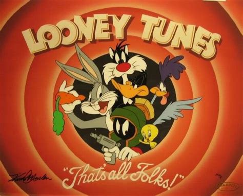 Looney Tunes ~ Thats All Folks Cartoons Comics Animation Thats All