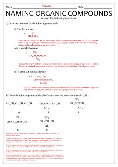 15 Naming Functional Groups Practice Worksheet Free Pdf At