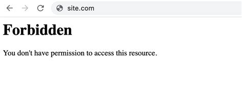 How To Fix The Forbidden Error In
