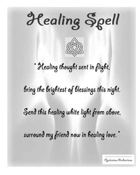 Healing Spell Words Of Another Source My Production
