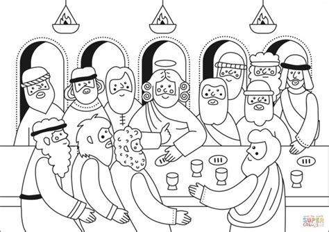 25 Creative Image Of Last Supper Coloring Page