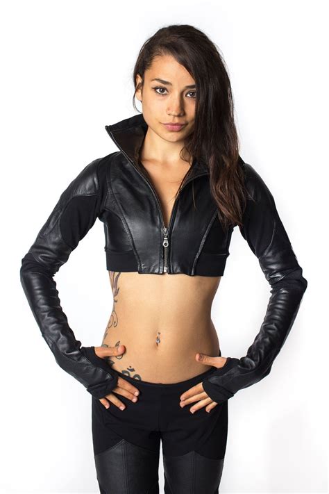freq g hooded crop jacket leather cropped leather jacket crop jacket leather outfit