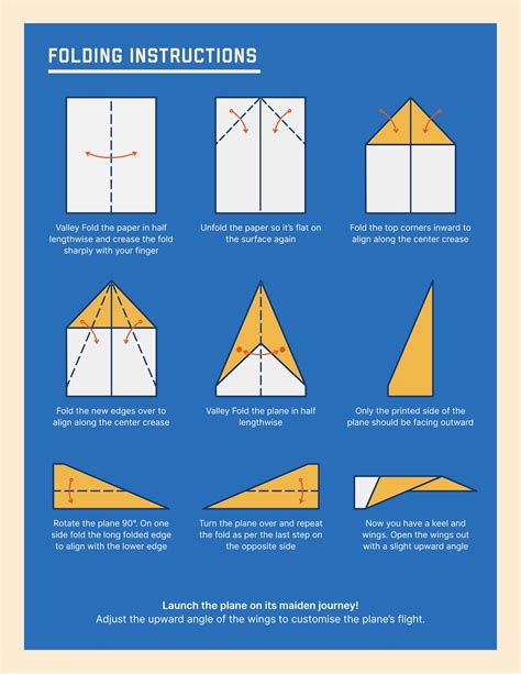 A4 Paper Airplane Paper Plane Template Fun Printable Etsy