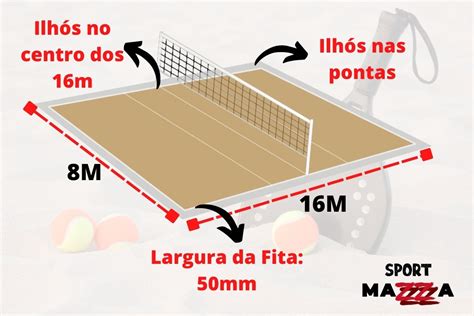 Medidas Quadra De Beach Tennis Educabrilha