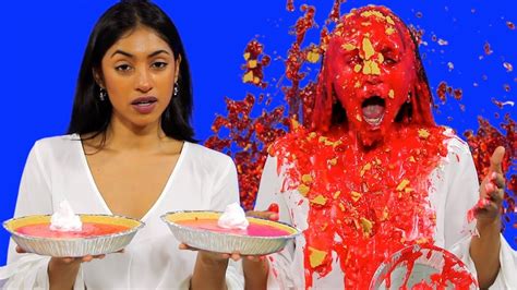 snobby woman gets cherry pies in the face youtube