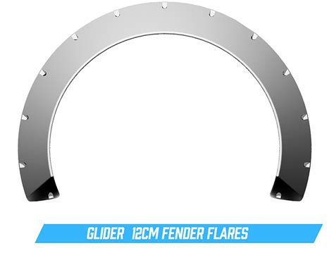 Clinched Flares Glider 12cm Universal Fender Flares Gl12