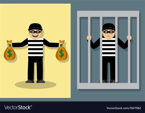 Crime And Punishment Royalty Free Vector Image