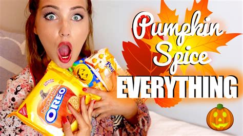 Trying Pumpkin Spice Everything Youtube