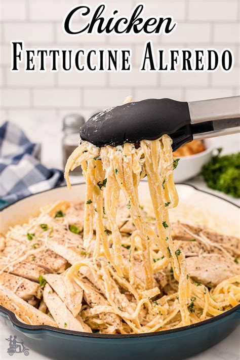 Best Homemade Chicken Fettuccine Alfredo Recipe