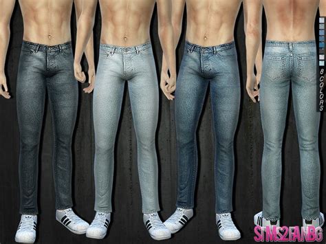 286 Skinny Jeans Found In Tsr Category Sims 4 Male Everyday